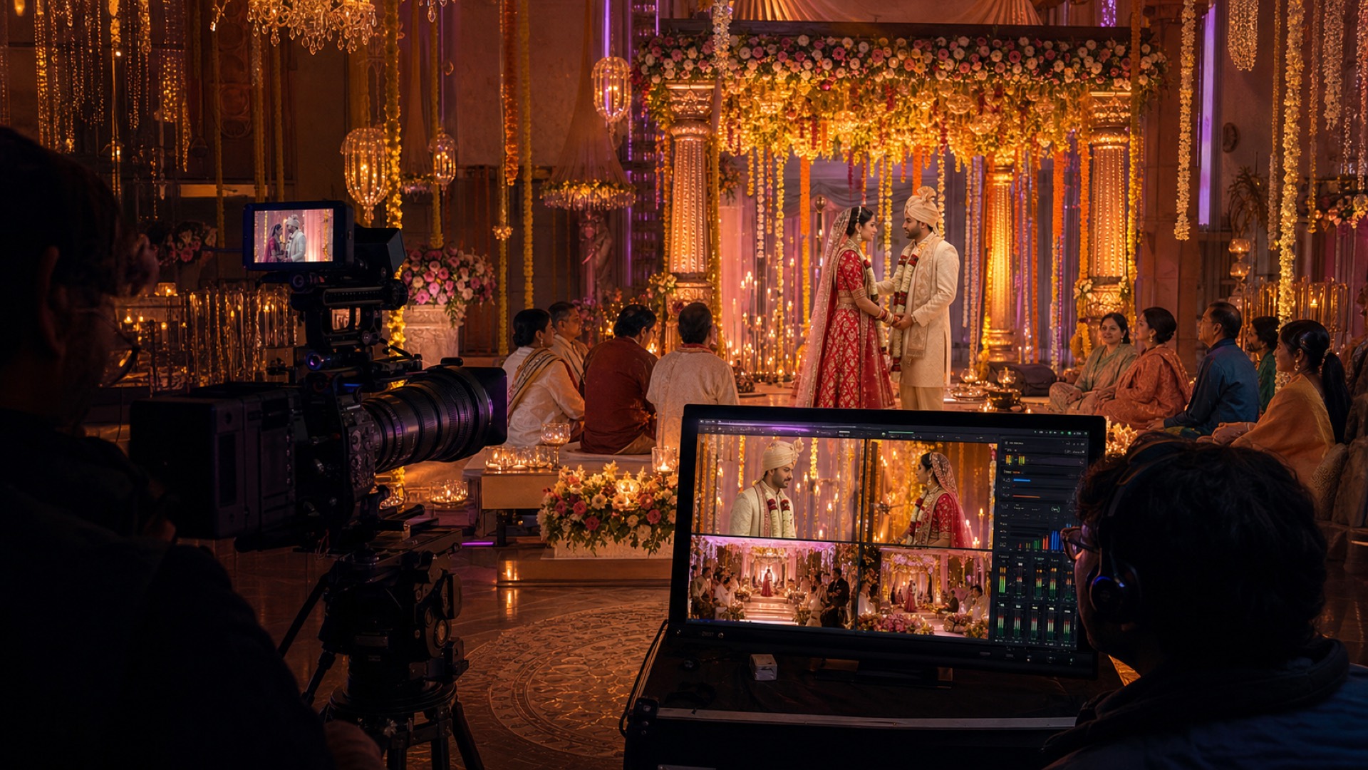 AI-powered professional wedding live streaming production